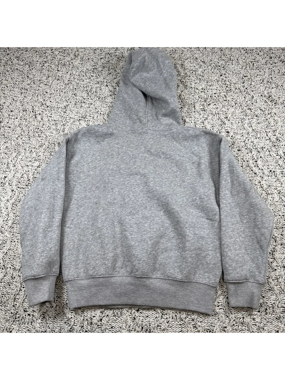 Gap Kids Original 1969 Hoodie Size S 7/8 Gray Pullover Logo Sweatshirt